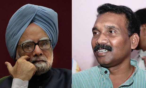 Former Prime Minister Manmohan Singh and former Jharkhand chief minister Madhu Koda (Photo: PTI) Former Prime Minister Manmohan Singh and former Jharkhand chief minister Madhu Koda (Photo: PTI)